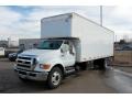 2008 Oxford White Ford F750 Super Duty XL Chassis Regular Cab Moving Truck  photo #1