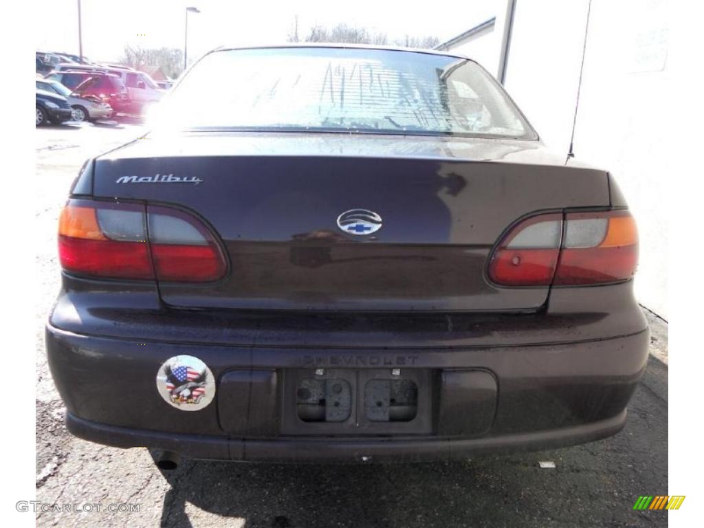 1999 Malibu Sedan - Dark Cherry Metallic / Medium Gray photo #6