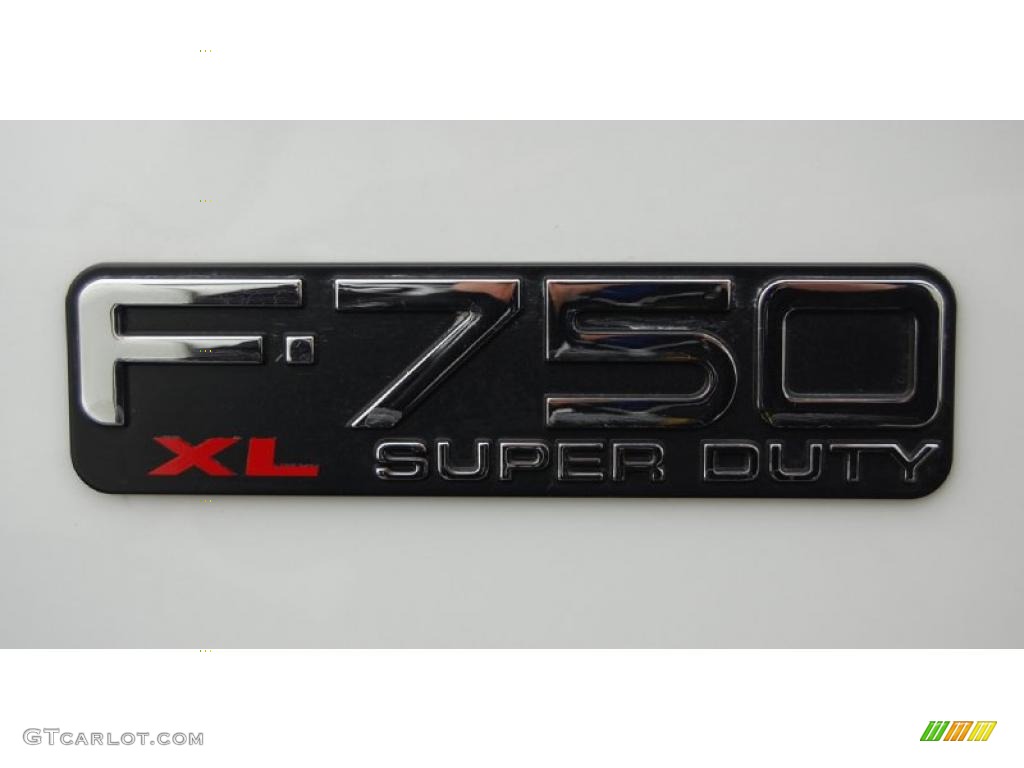 2008 Ford F750 Super Duty XL Chassis Regular Cab Moving Truck Marks and Logos Photo #46083357