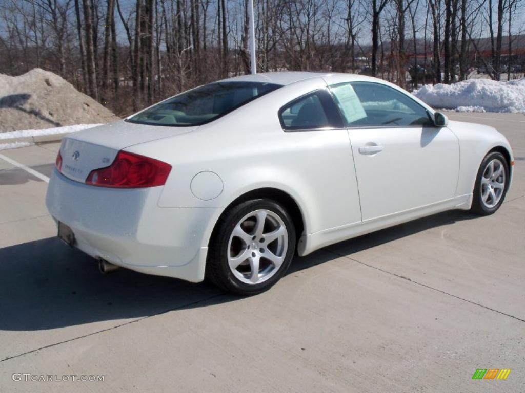2004 G 35 Coupe - Ivory White Pearl / Willow photo #6