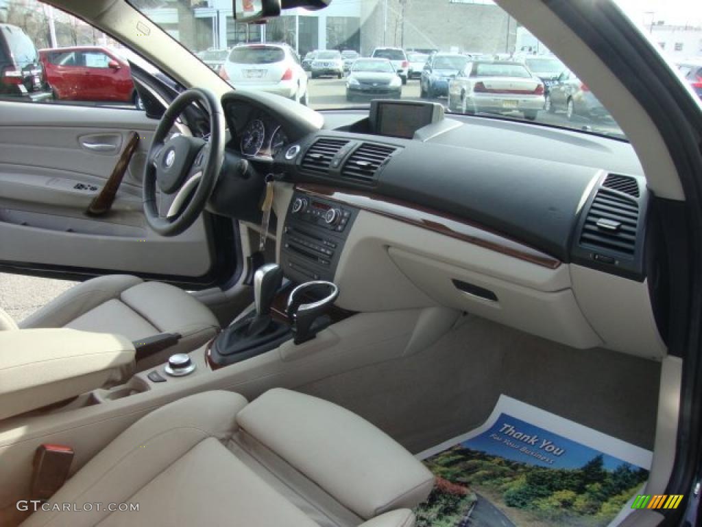 2008 1 Series 128i Coupe - Monaco Blue Metallic / Grey photo #26