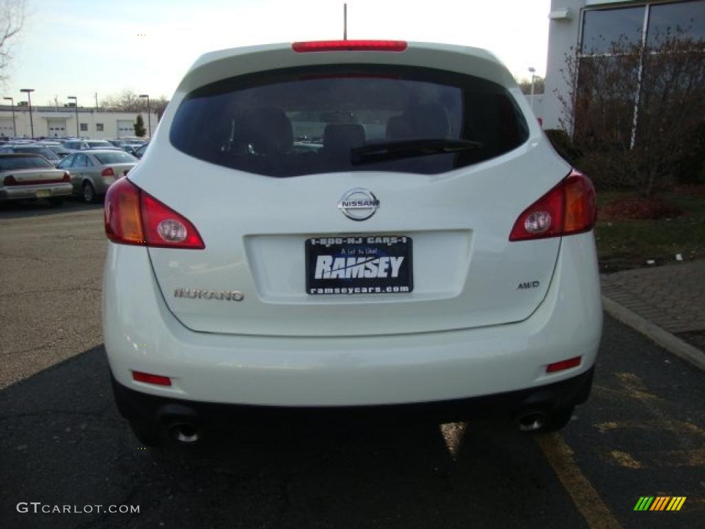 2010 Murano S AWD - Glacier White Pearl / Beige photo #5