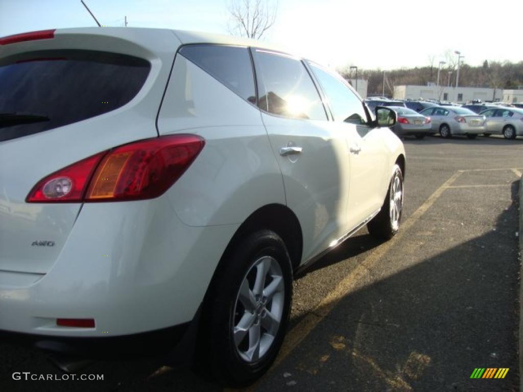 2010 Murano S AWD - Glacier White Pearl / Beige photo #7