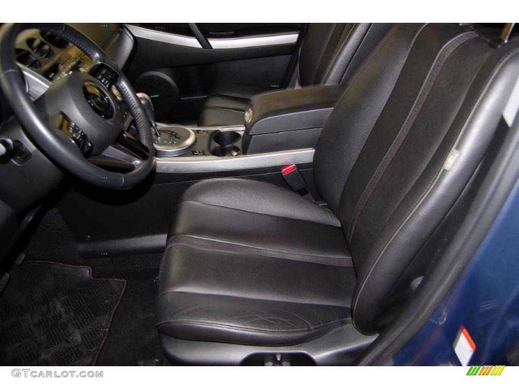 Black Interior 2009 Mazda CX-7 Grand Touring Photo #46086500
