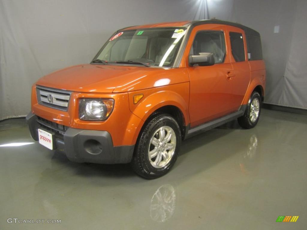 2008 Tangerine Orange Metallic Honda Element EX AWD 46070168