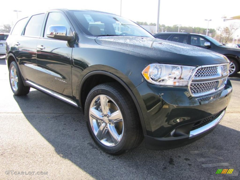 Natural Green Pearl 2011 Dodge Durango Citadel Exterior Photo #46087436