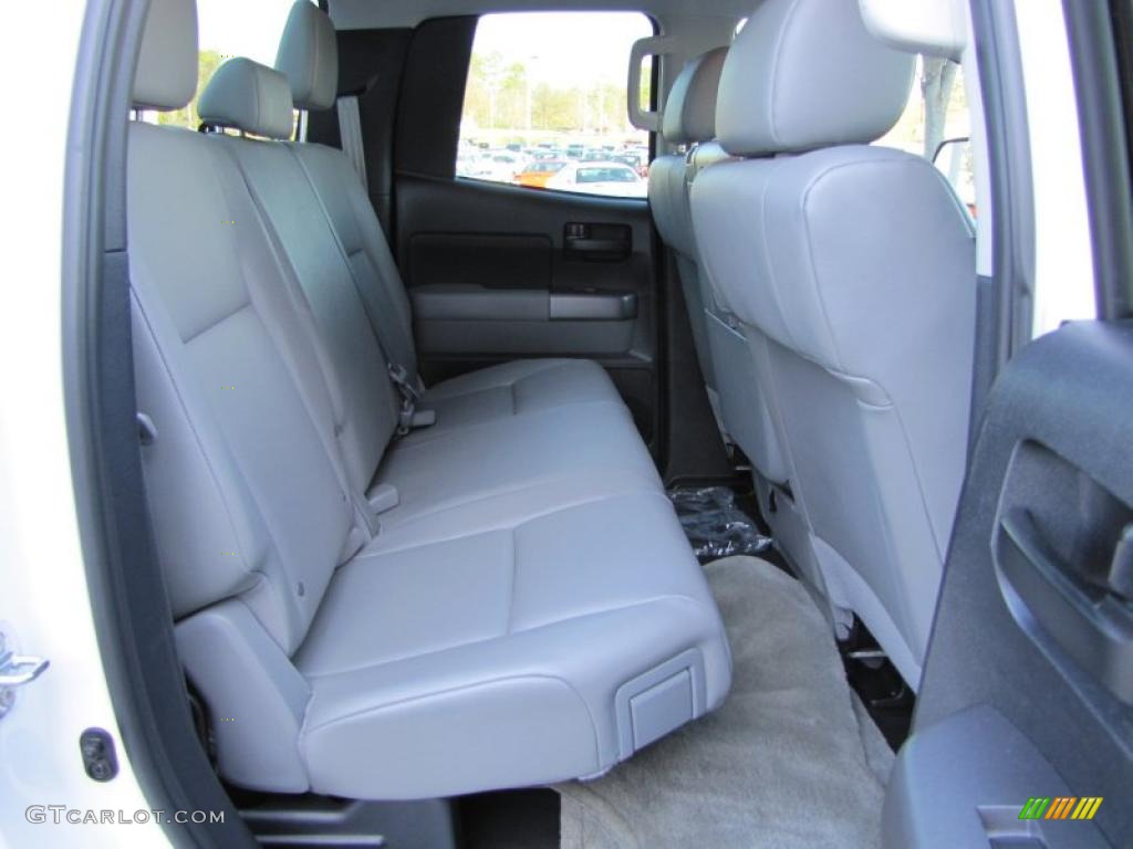 Graphite Gray Interior 2010 Toyota Tundra Double Cab Photo #46087697