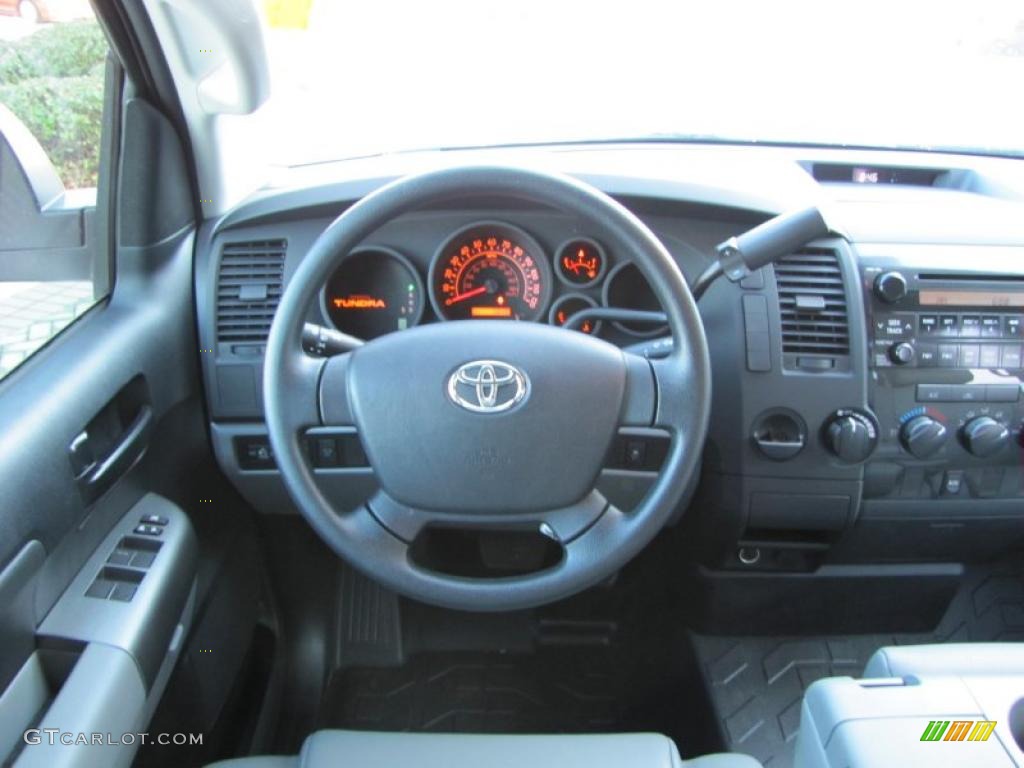 2010 Toyota Tundra Double Cab Graphite Gray Dashboard Photo #46087730