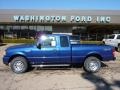 Vista Blue Metallic - Ranger XLT SuperCab 4x4 Photo No. 1