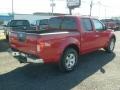 2011 Red Alert Nissan Frontier SV Crew Cab 4x4  photo #8