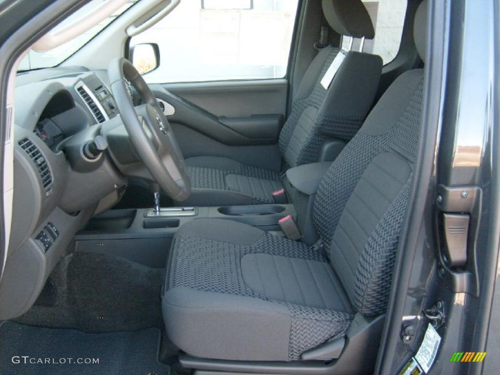 Graphite Interior 2011 Nissan Frontier SV V6 King Cab 4x4 Photo #46089227