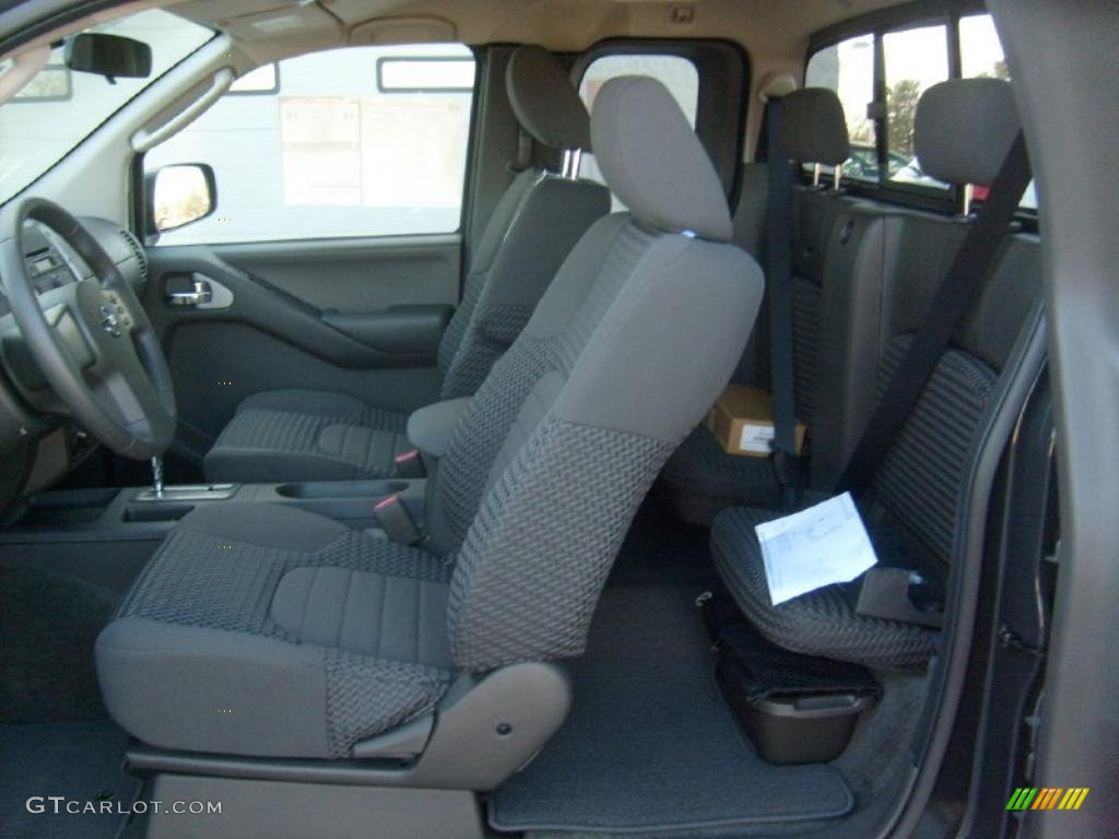 Graphite Interior 2011 Nissan Frontier SV V6 King Cab 4x4 Photo #46089236