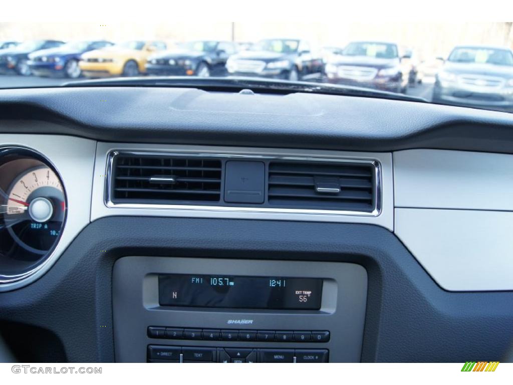 2011 Mustang V6 Premium Convertible - Sterling Gray Metallic / Stone photo #23