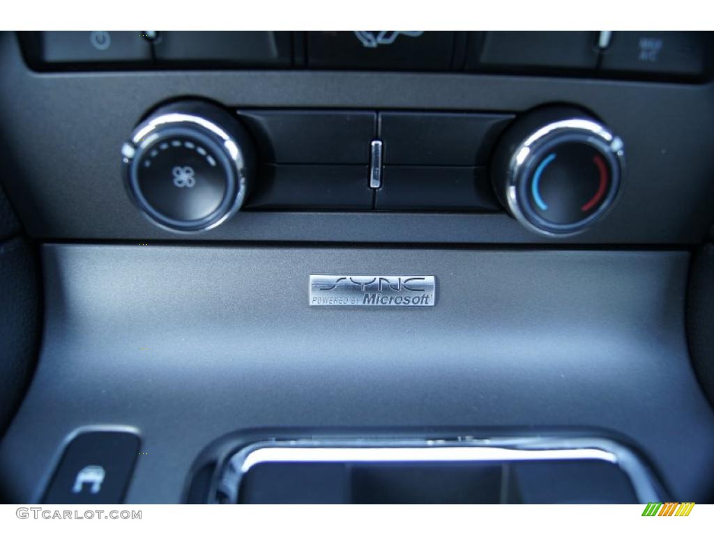 2011 Mustang V6 Premium Convertible - Sterling Gray Metallic / Stone photo #26