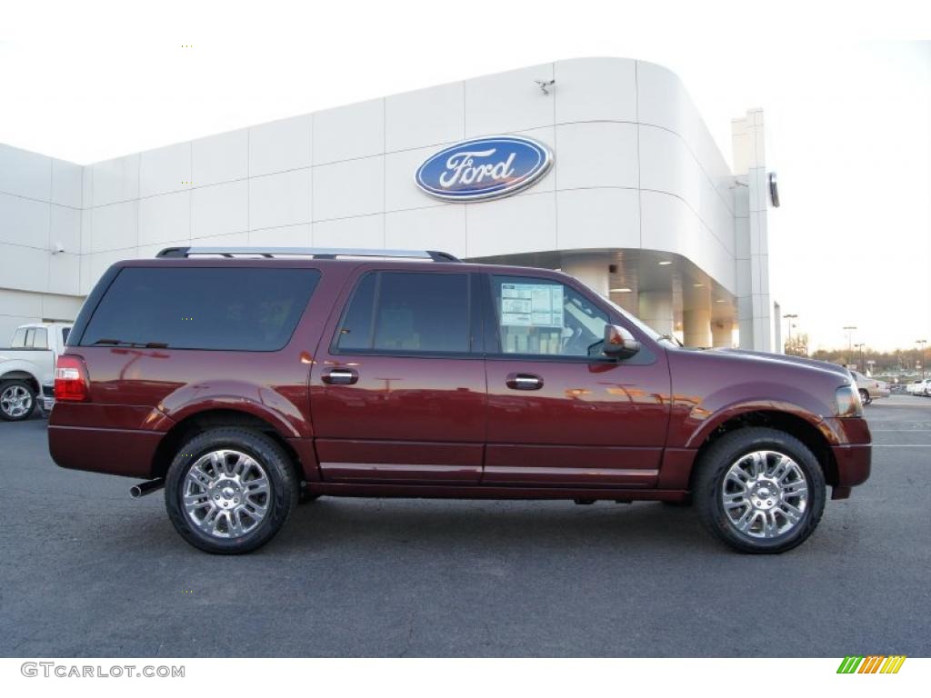Royal Red Metallic 2011 Ford Expedition EL Limited 4x4 Exterior Photo #46089512