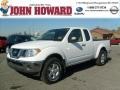 Avalanche White 2011 Nissan Frontier SV V6 King Cab 4x4