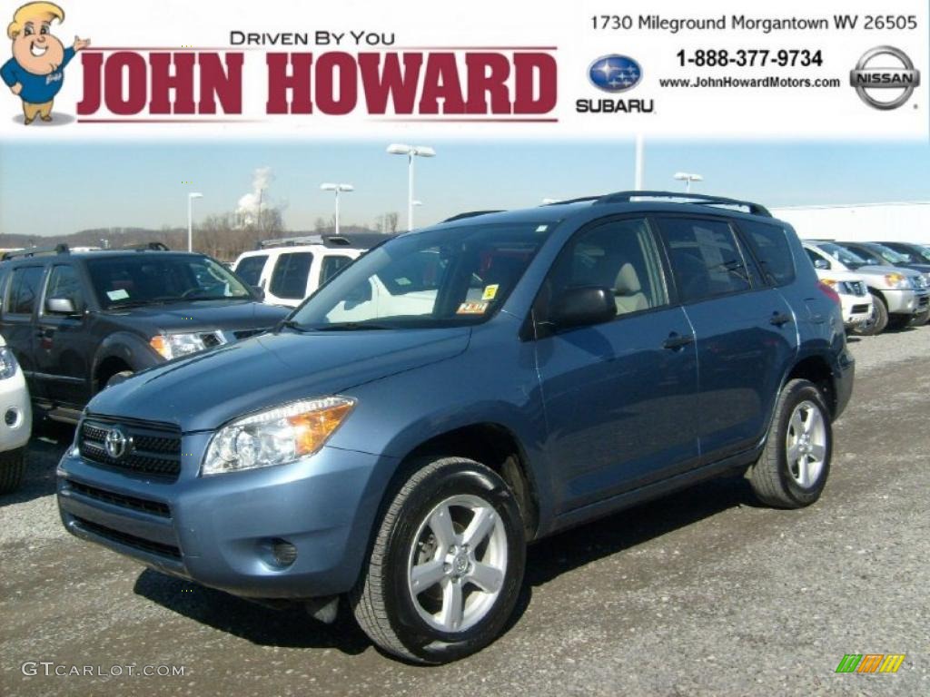 2007 RAV4 4WD - Pacific Blue Metallic / Ash Gray photo #1