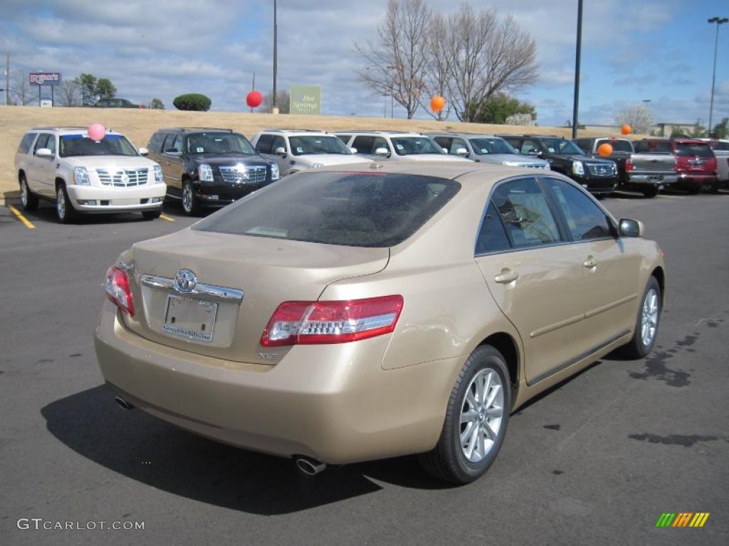 Sandy Beach Metallic 2011 Toyota Camry XLE V6 Exterior Photo #46092587