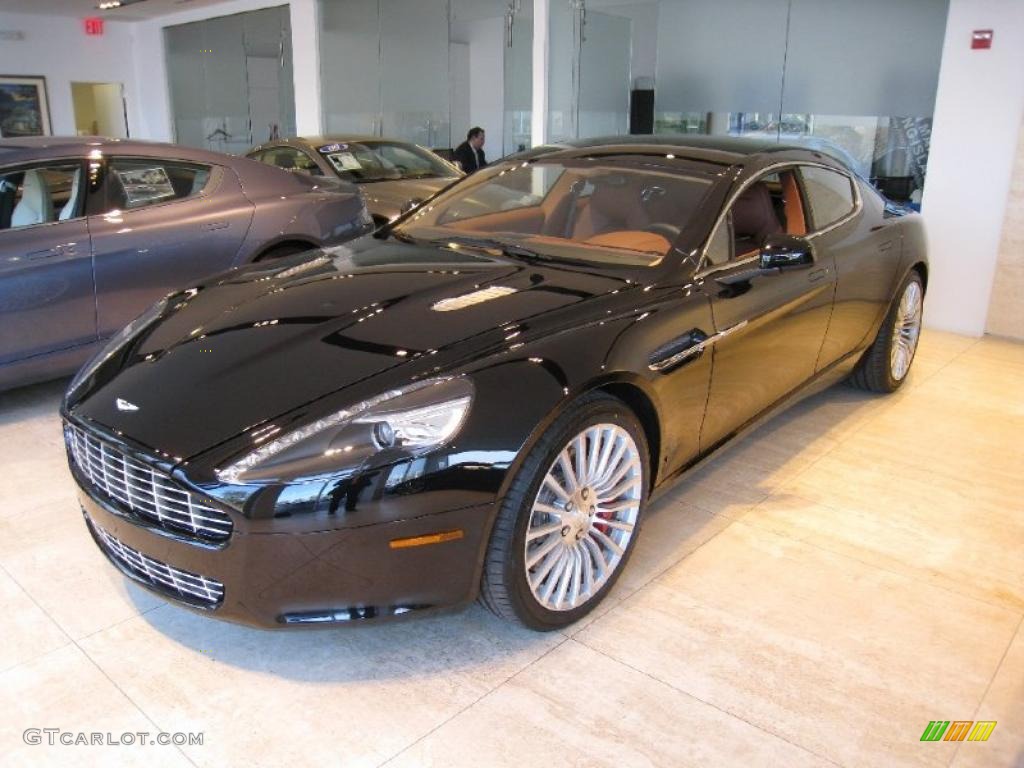 Onyx Black 2011 Aston Martin Rapide Sedan Exterior Photo #46093406
