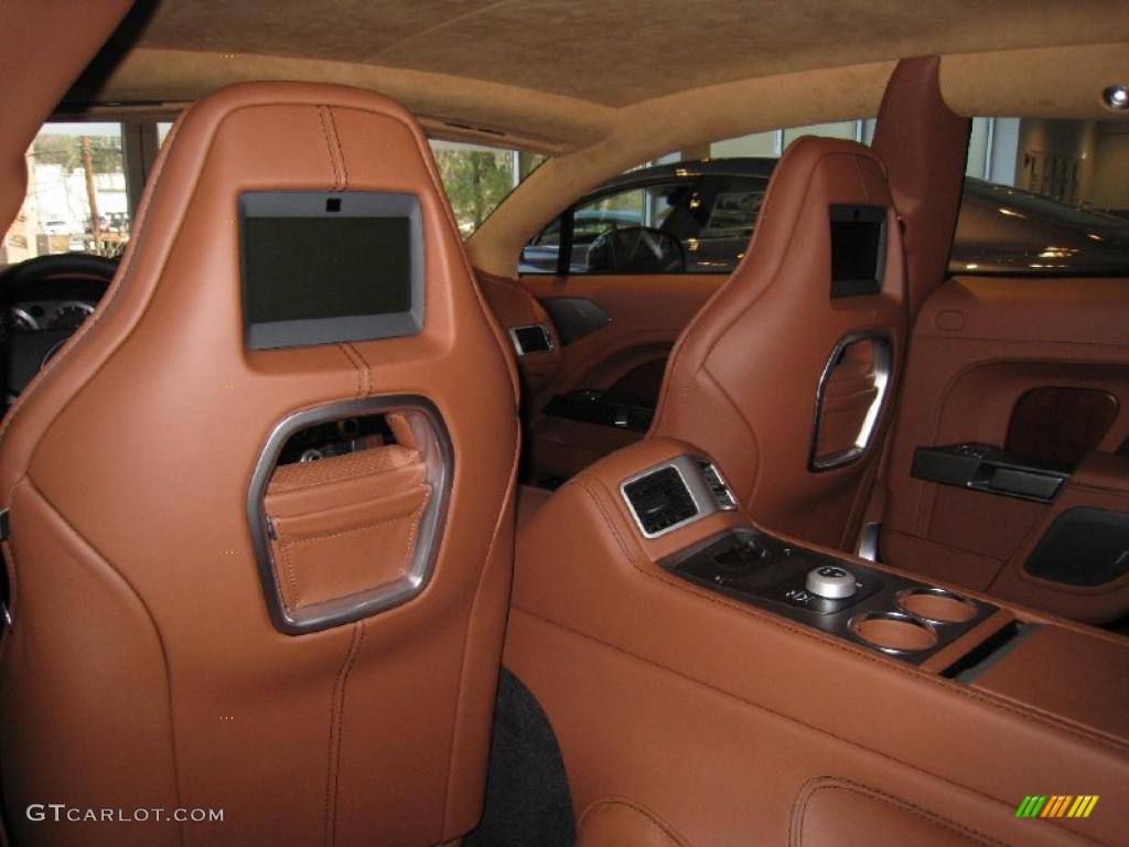 Chestnut Tan Interior 2011 Aston Martin Rapide Sedan Photo #46093469