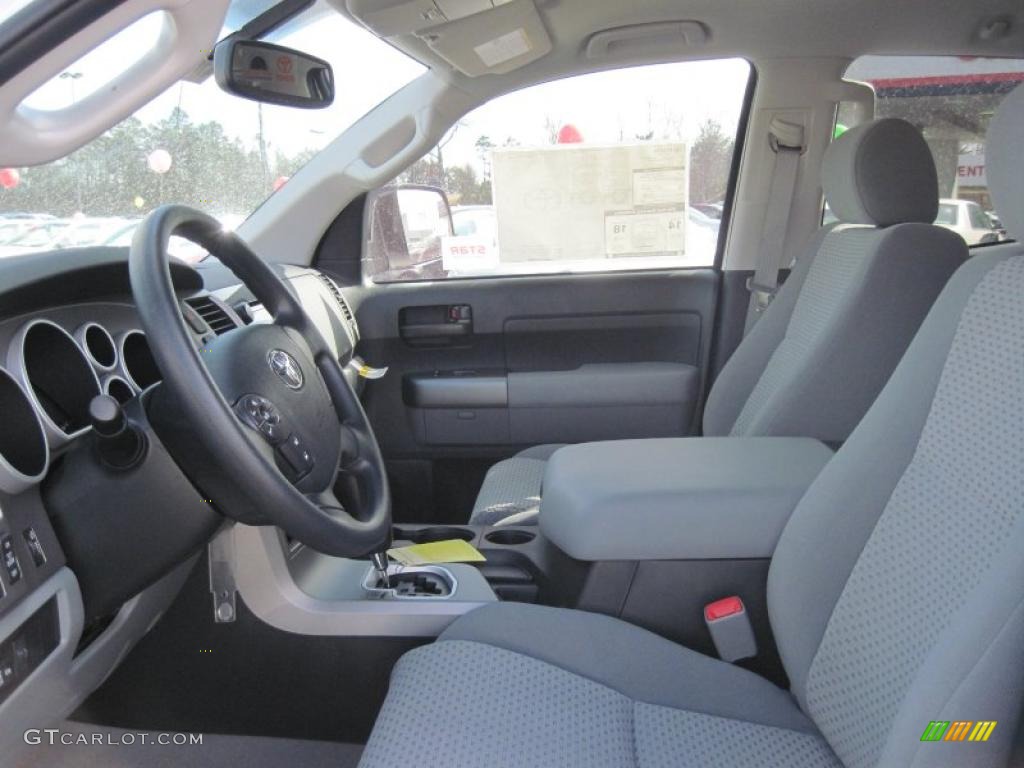 Graphite Gray Interior 2011 Toyota Tundra TRD Double Cab Photo #46093475