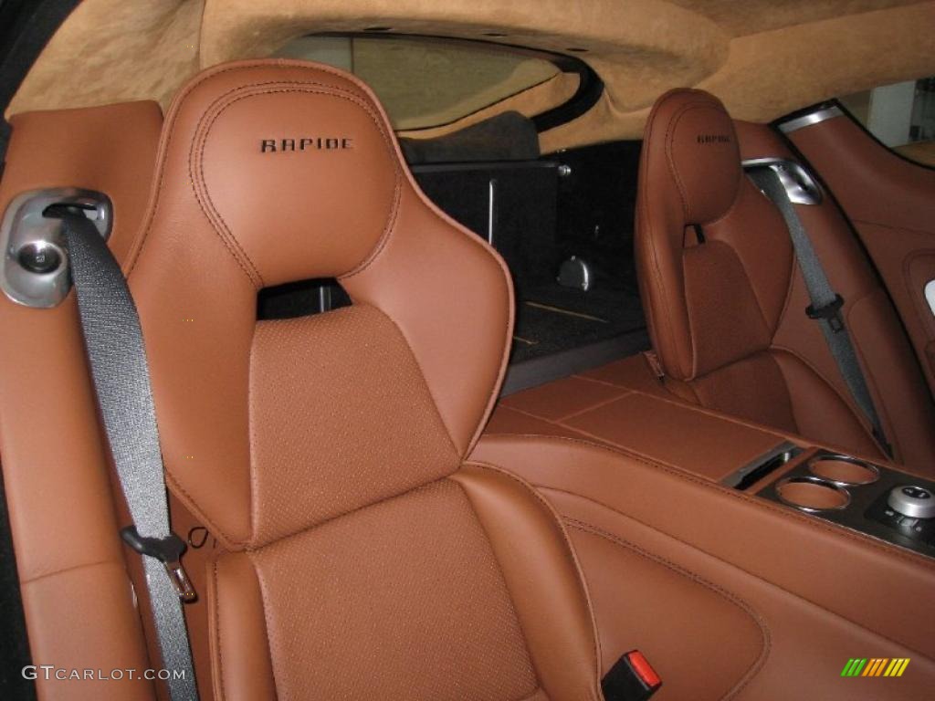 Chestnut Tan Interior 2011 Aston Martin Rapide Sedan Photo #46093478
