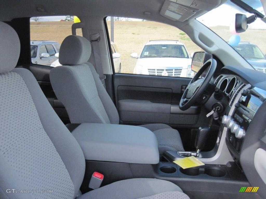 Graphite Gray Interior 2011 Toyota Tundra TRD Double Cab Photo #46093520