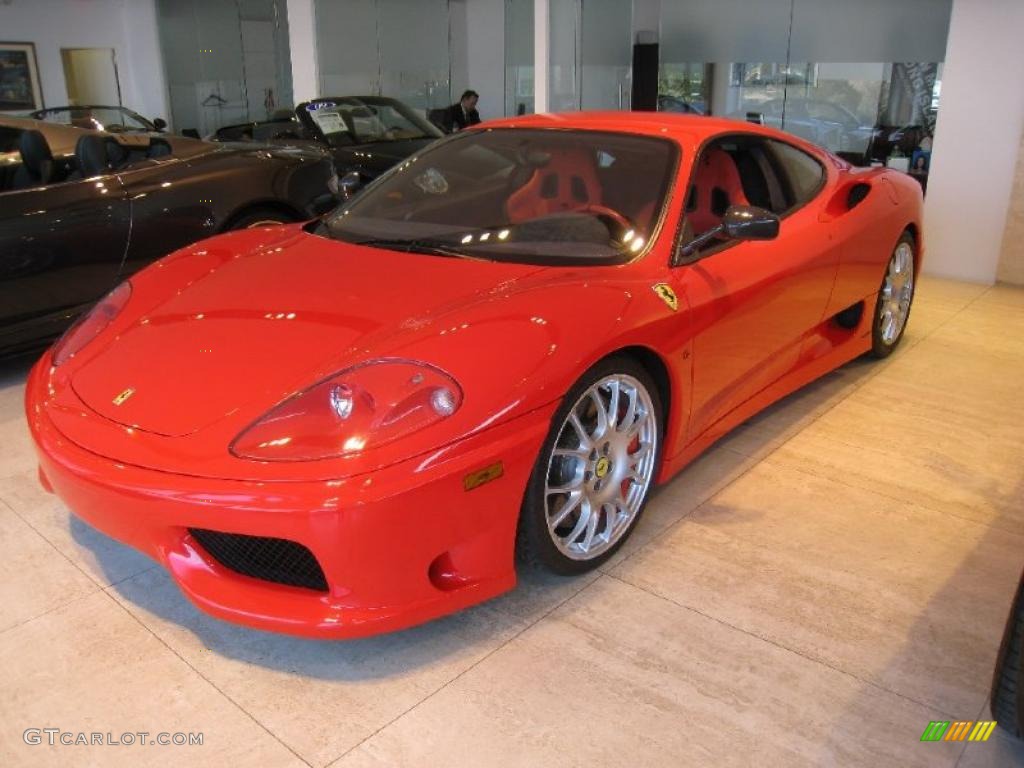 Red 2004 Ferrari 360 Challenge Stradale F1 Exterior Photo #46093889