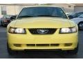 2003 Zinc Yellow Ford Mustang V6 Coupe  photo #9