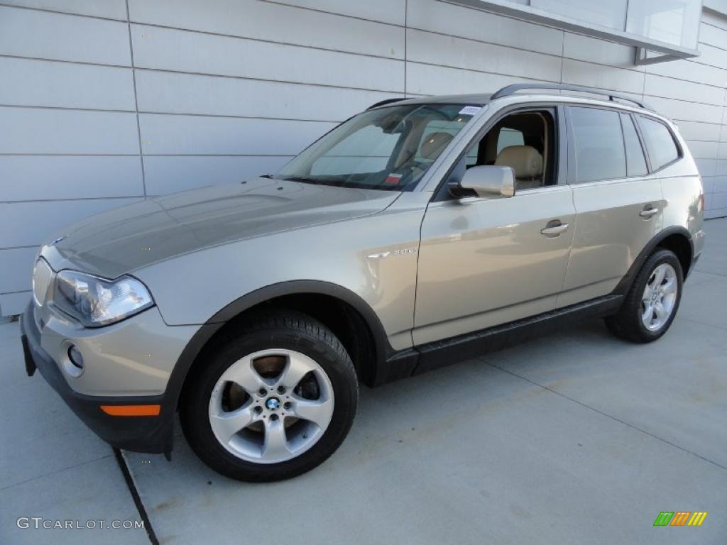 2008 X3 3.0si - Platinum Bronze Metallic / Sand Beige/Black Nevada Leather photo #1