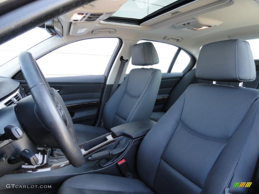 2008 3 Series 335xi Sedan - Sparkling Graphite Metallic / Black photo #9