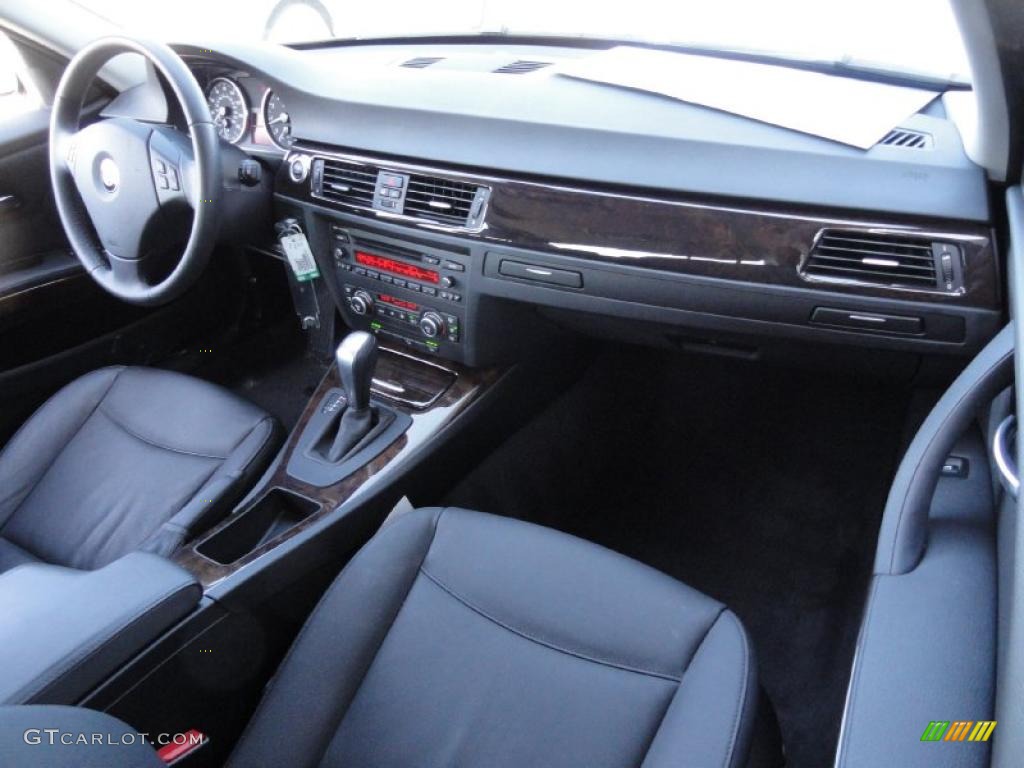 2008 3 Series 335xi Sedan - Sparkling Graphite Metallic / Black photo #12