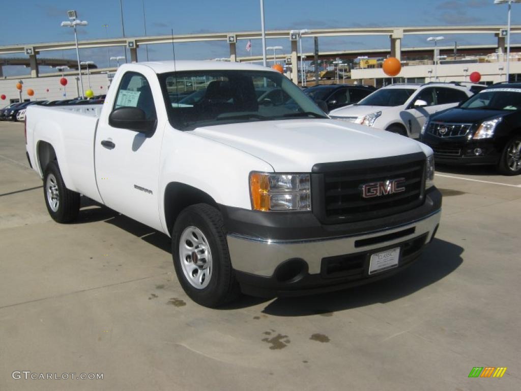 Summit White 2011 GMC Sierra 1500 Regular Cab Exterior Photo #46094816