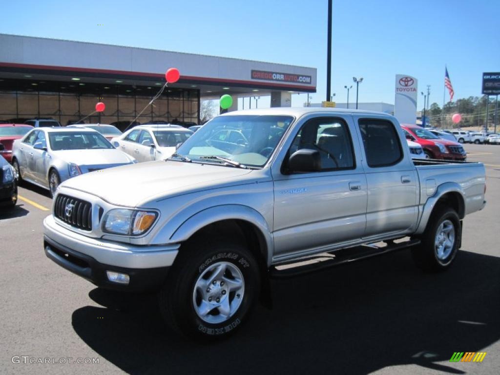 2004 Tacoma V6 PreRunner Double Cab - Lunar Mist Metallic / Charcoal photo #1