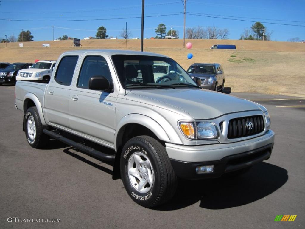 2004 Tacoma V6 PreRunner Double Cab - Lunar Mist Metallic / Charcoal photo #7