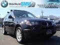 2004 Black Sapphire Metallic BMW X3 2.5i  photo #3