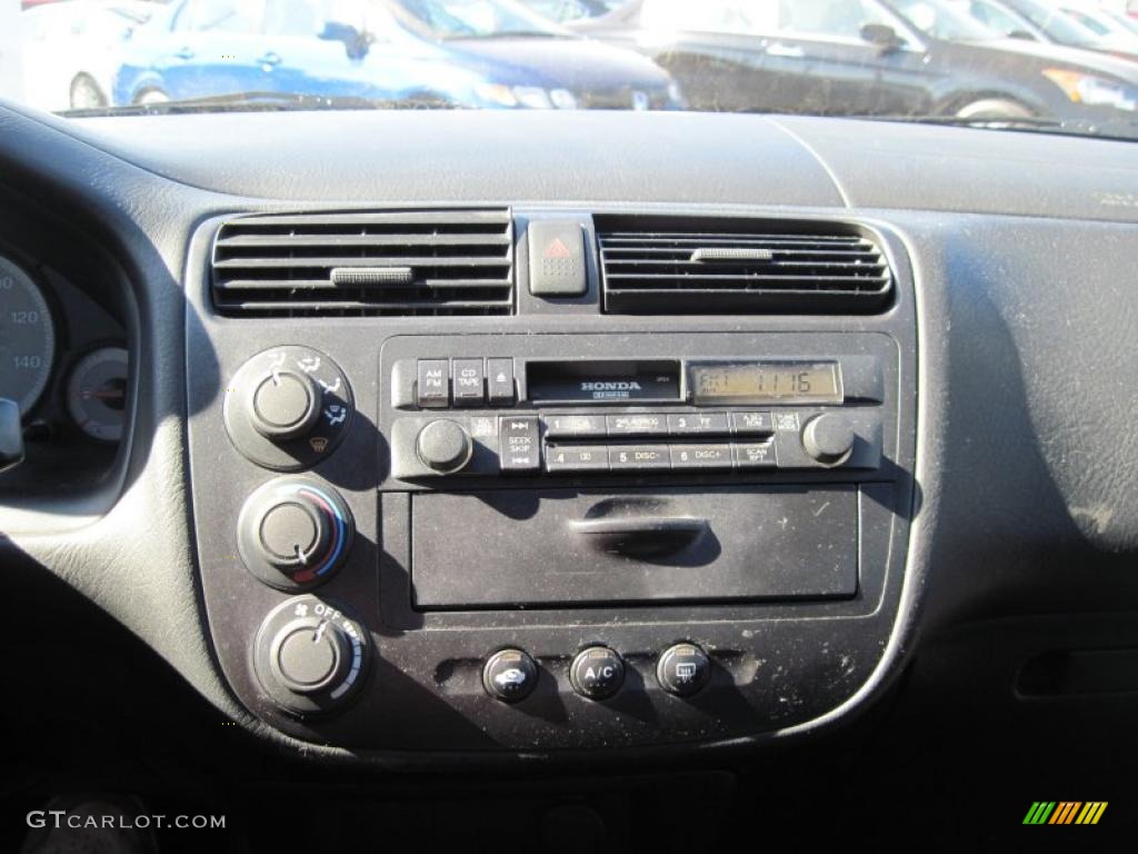 2002 Honda Civic LX Coupe Controls Photo #46095485