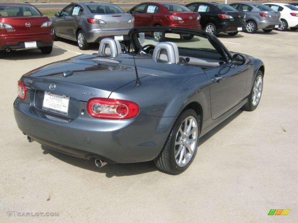 2011 MX-5 Miata Special Edition Hard Top Roadster - Dolphin Gray Mica / Limited Edition Gray photo #5