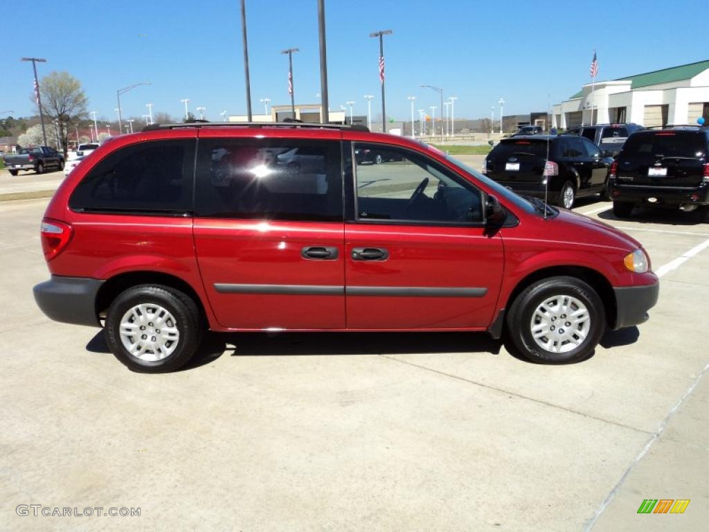 Inferno Red Crystal Pearl 2007 Dodge Caravan SE Exterior Photo #46096484