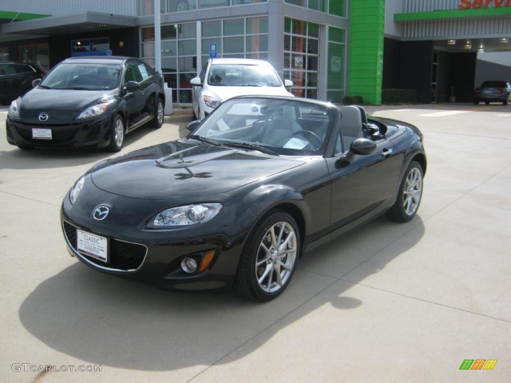 2011 MX-5 Miata Special Edition Hard Top Roadster - Sparkling Black Mica / Limited Edition Gray photo #1