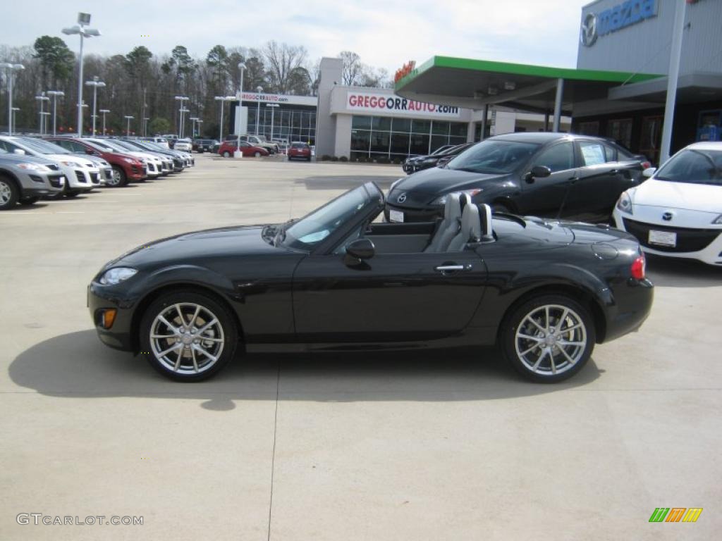 2011 MX-5 Miata Special Edition Hard Top Roadster - Sparkling Black Mica / Limited Edition Gray photo #2