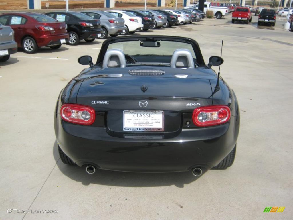 2011 MX-5 Miata Special Edition Hard Top Roadster - Sparkling Black Mica / Limited Edition Gray photo #4
