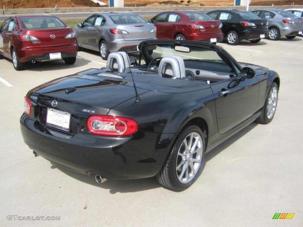 2011 MX-5 Miata Special Edition Hard Top Roadster - Sparkling Black Mica / Limited Edition Gray photo #5