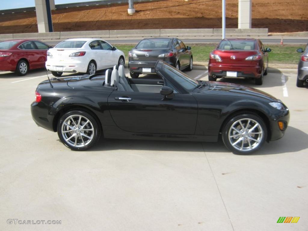 2011 MX-5 Miata Special Edition Hard Top Roadster - Sparkling Black Mica / Limited Edition Gray photo #6