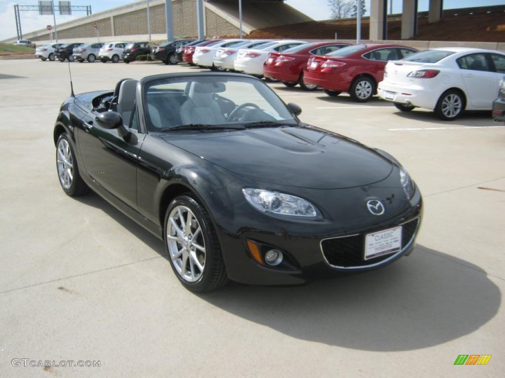 2011 MX-5 Miata Special Edition Hard Top Roadster - Sparkling Black Mica / Limited Edition Gray photo #7