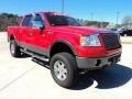 2007 Bright Red Ford F150 FX4 SuperCrew 4x4  photo #2