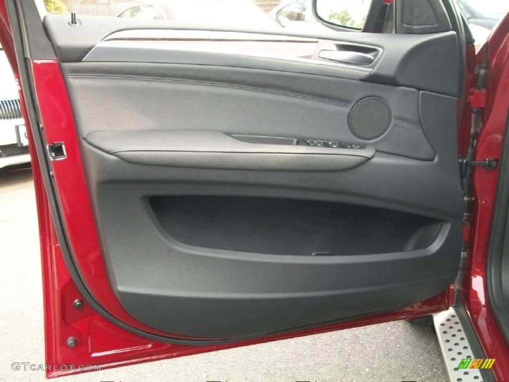 2011 X6 xDrive50i - Vermillion Red Metallic / Black photo #9