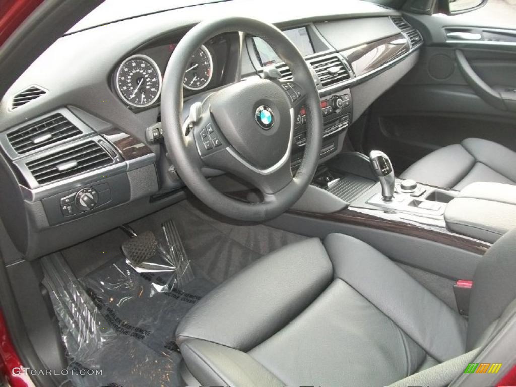 Black Interior 2011 BMW X6 xDrive50i Photo #46096973