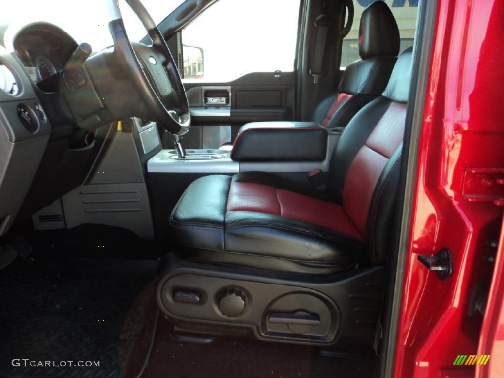2007 F150 FX4 SuperCrew 4x4 - Bright Red / Black/Red photo #10