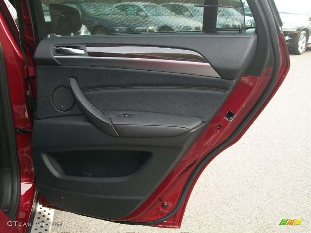 2011 BMW X6 xDrive50i Black Door Panel Photo #46097024